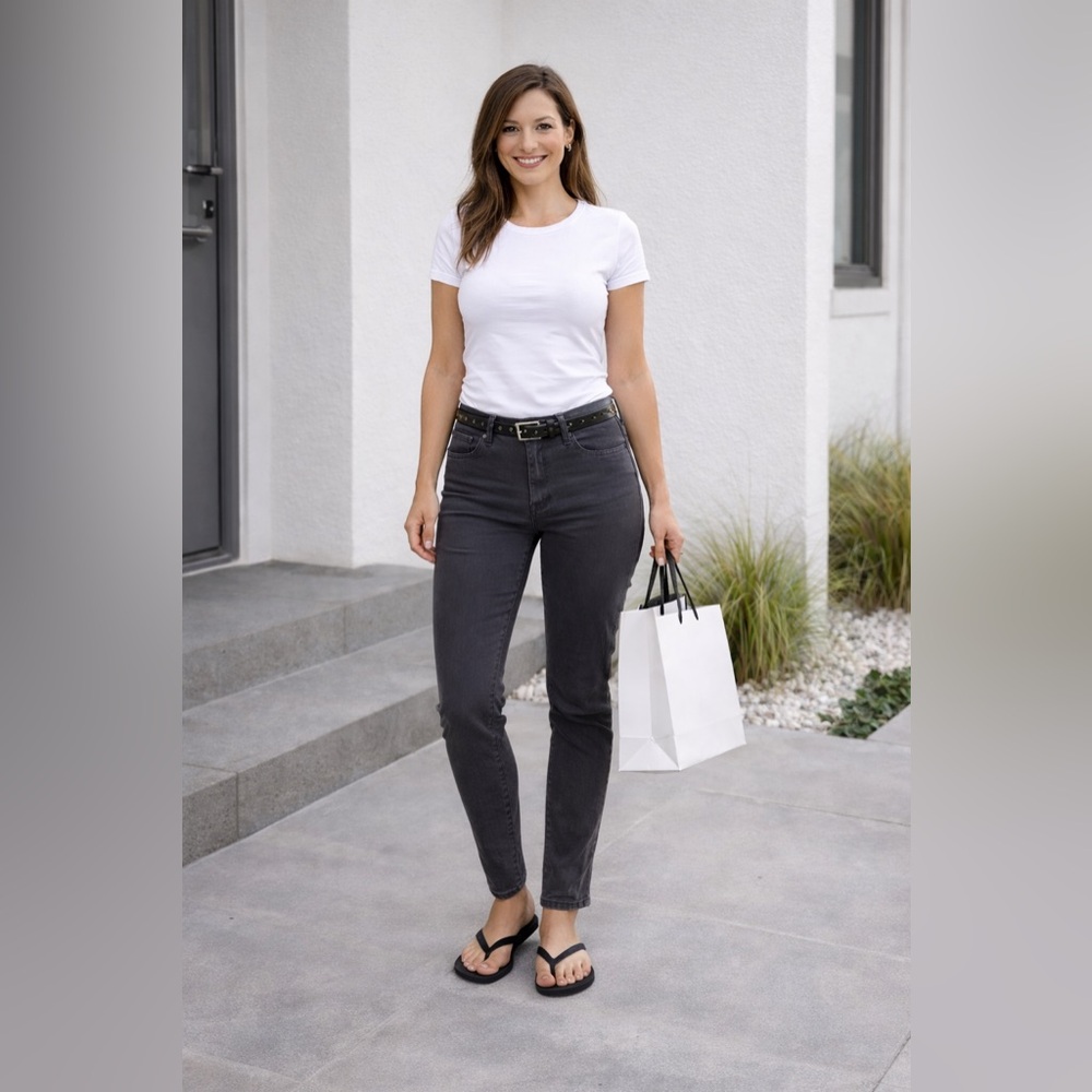 Eileen Fisher Grey Trousers